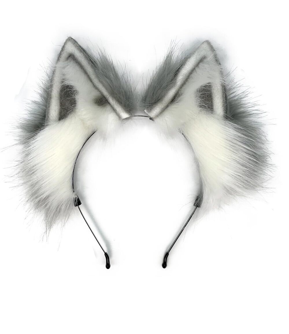 2249 Cat Fox Wolf Ears Headband，Furry Ears Wolf Ears Cosplay Costume
